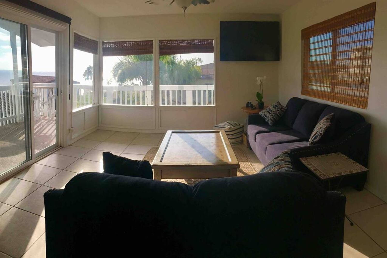 The Retreat — living room view